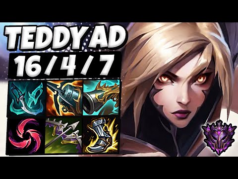 Teddy Kaisa vs Jinx [ ADC ] Patch 12.4 Ranked Master Korea ✅