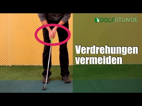 Dieser Fehler sorgt für schlechte Putts (Training auf der Puttingmatte)