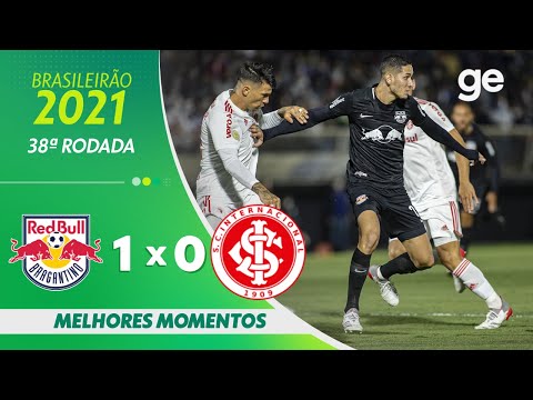 Gols e lances de Red Bull Bragantino x Internacional