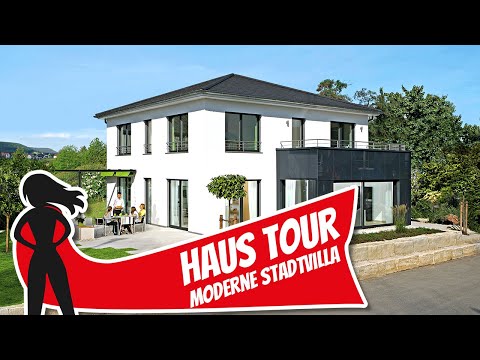 Zeitlos MODERNE STADTVILLA: Ökologisch bauen mit Förderung | Haus Tour Keitel Haus | Hausbau Helden