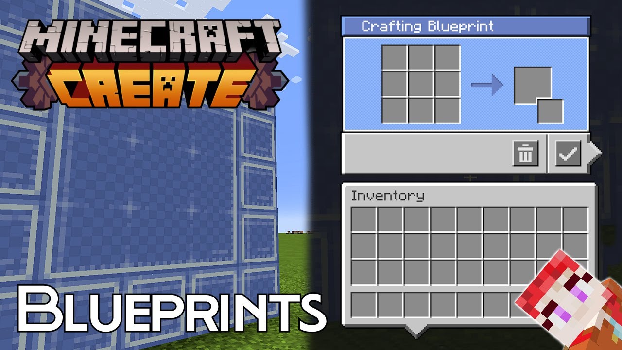 Minecraft Create Mod (1.20.1): How to Use Blueprints to Streamline your Crafting.