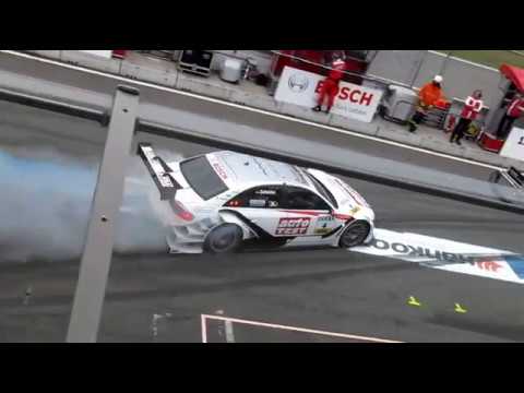 Timo Scheider 2011 Hockenheimring burnout