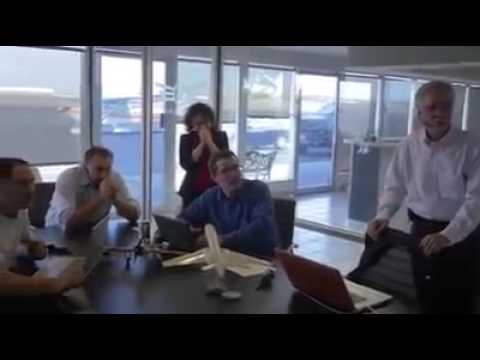 Man jumps out of plane with no parachute, lands on trampoline