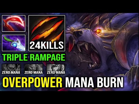Diffusal Ursa is Overpower | Triple Rampage 1Kill Per Min Instant Mana Burn 100% Counter All Dota 2