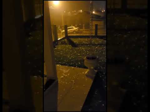 Noticias Fuerte tormenta con granizo en el municipio de Zortéa, estado de Santa Catarina, Brasil 🇧🇷