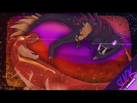 Terry VS Archosaurus [SLICK ARENA] Dinosaur King vs Dinosaur strike | Animation