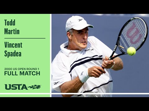 Todd Martin vs. Vincent Spadea Full Match | 2000 US Open Round 1