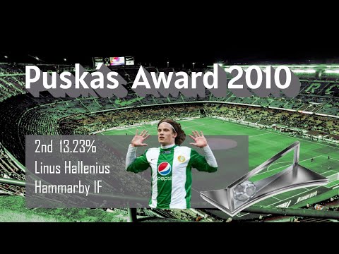 Linus Hallenius fantastic goal for Hammarby  ( Puskás Award 2010 )