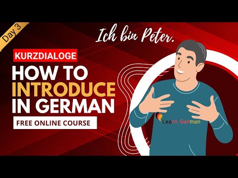 3. sich vorstellen | introducing oneself in German | Kurzdialoge | A1 | Learn German | March Special