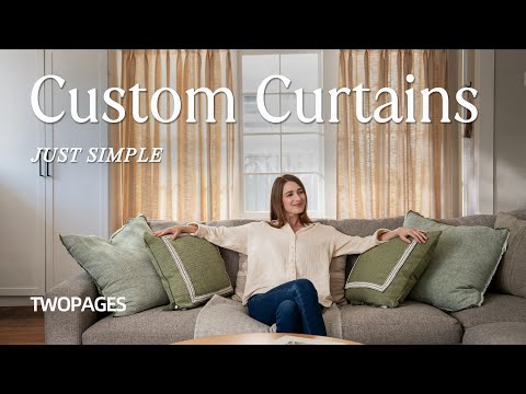TWOPAGES | Custom Curtains Made Simple
