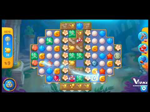 Fishdom. 9676 level no boosters and diamonds. 11 moves