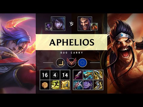 Aphelios ADC vs Draven: Godlike - EUW Grandmaster Patch 25.S1.1