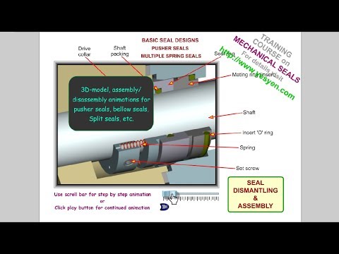 Training course on mechanical seals - cbt / wbt