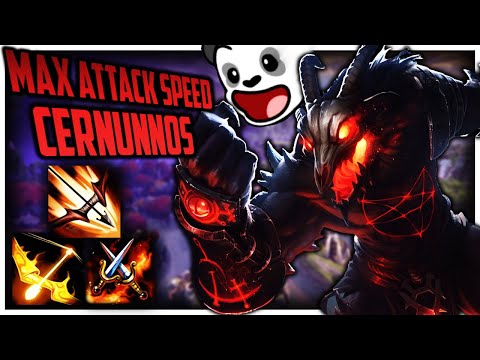 MAX ATTACK SPEED SHRED VS MY TEAMMATES!! [RANKED CERNUNNOS]
