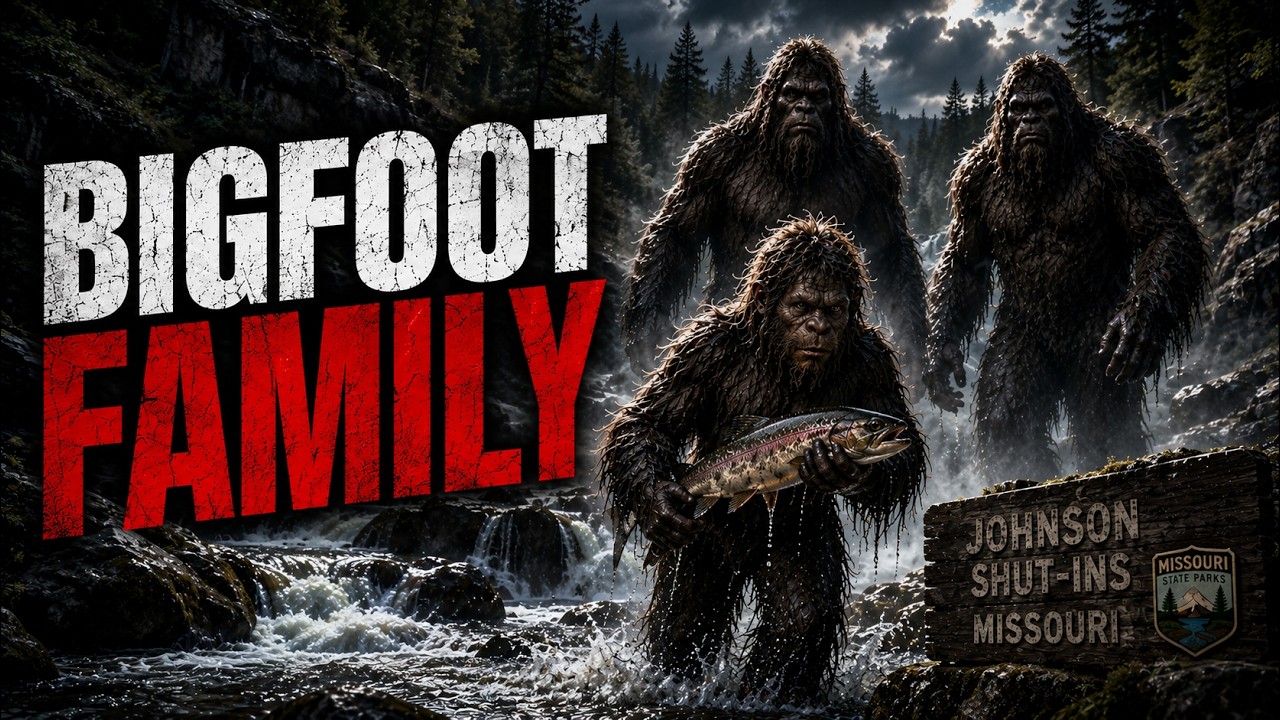 Bigfoot Family Stuns Fishermen at Johnson Shut-Ins, Missouri
