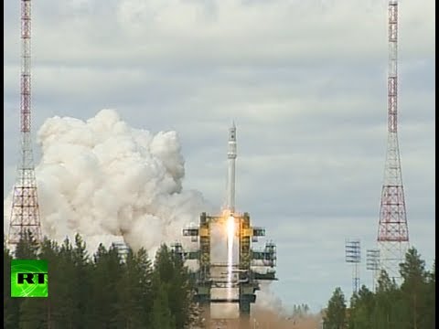Россия успешно запустила ракету-носитель «Ангара». Фото.