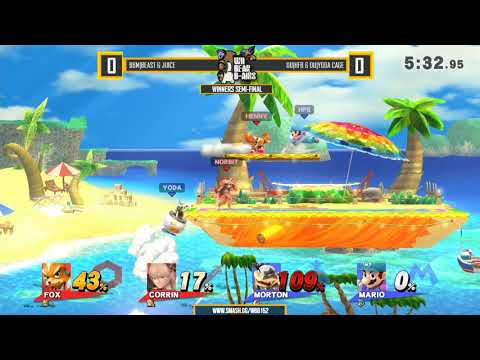 Ultra WBB #152 | BBM|Beast & Juice vs DU|HFB & DU|Yoda Cage - Winners Semi-Final - Super Smash Bros.