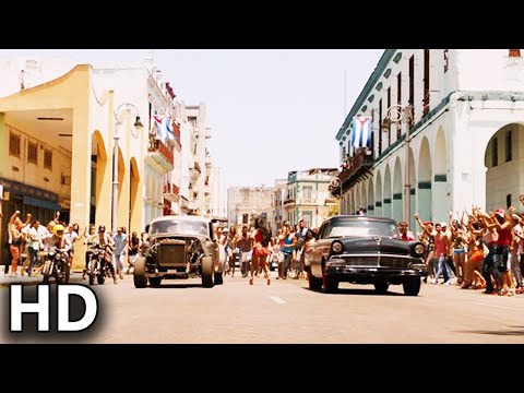 La Carrera en Cuba / Rapidos y Furiosos 8 en HD