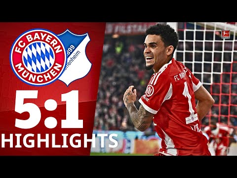 FC Bayern München - TSG Hoffenheim | 5:1 | Highlights | Bundesliga, 21. Spieltag 2025/26