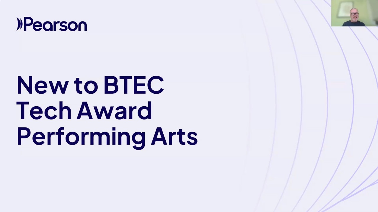  New to BTEC Tech Award in Performing Arts/Dance