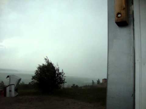 Windhose am Hainer See