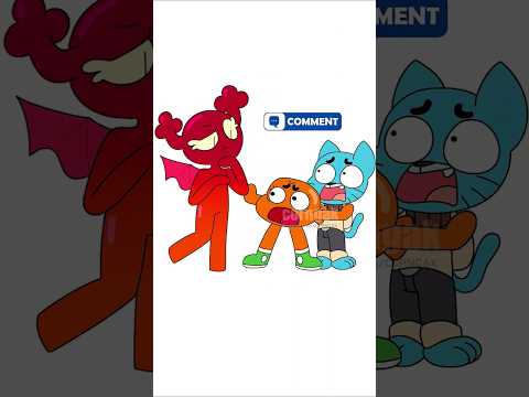 Get out Penny Gumball x Darwin | Not My Problem #theamazingworldofgumball #gumball #art #shorts