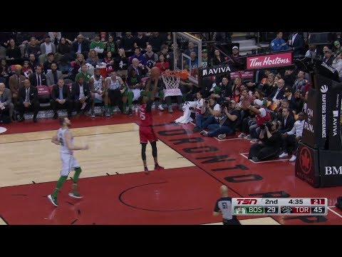 Raptors Highlights: Wright Steal and Slam - February 6, 2018