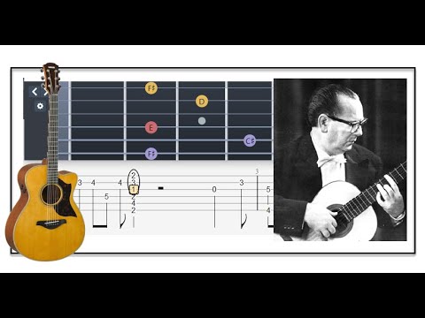 Guitar TAB (Jose de Azpiazu) El Vito |  (1912-1986) Tutorial / Sheet / Lesson #iMn