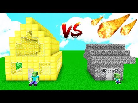 NOOB VS PRO METEOR YAĞMURU #2 - Minecraft