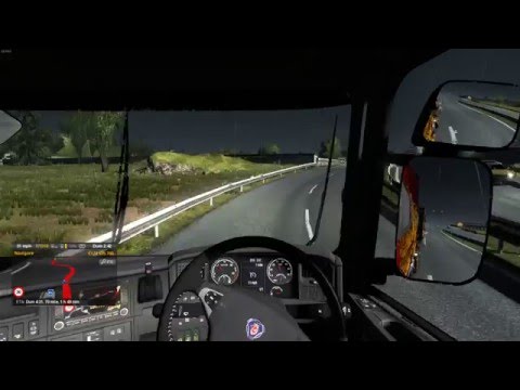 Euro Truck Simulator 2  - Manchester UK to Sheffield UK - Scania R730 Streamline Topline