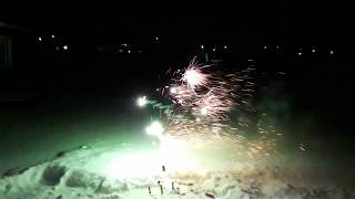 preview picture of video 'Fireworks to celebrate 2019 in western Newfoundland'