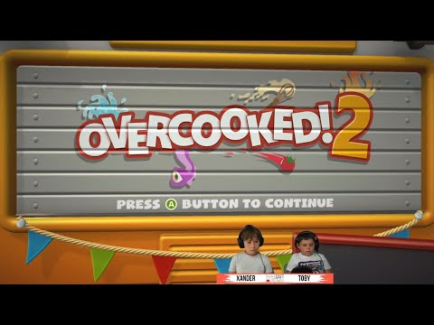 Join Toby and Xander in Overcooked 2 as they cause mayhem in the kitchen