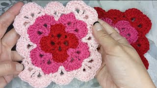 Beautiful Crochet Granny Square 🌺