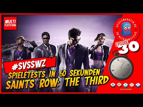 Saints Row: The Third Remastered Spieletest in 60 Sekunden | Saints Row 3 Review Deutsch (svsswz)