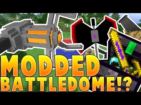 Minecraft MOST OVERPOWERED ARMOR EVER MODDED BATTLEDOME CHALLENGE - Minecraft Mod | JeromeASF