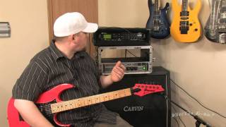 Video thumbnail for Fractal Audio Axe Fx Ultra, VHT 2/50/2, Carvin 4x12 Demo by whatcharockin