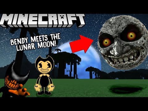 Minecraft : BENDY FINDS THE LUNAR MOON IN MINECRAFT!...