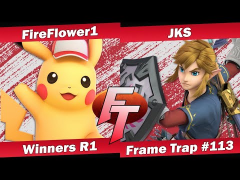 Frame Trap #113: FireFlower1 (Pikachu) vs JKS (Link) WR1