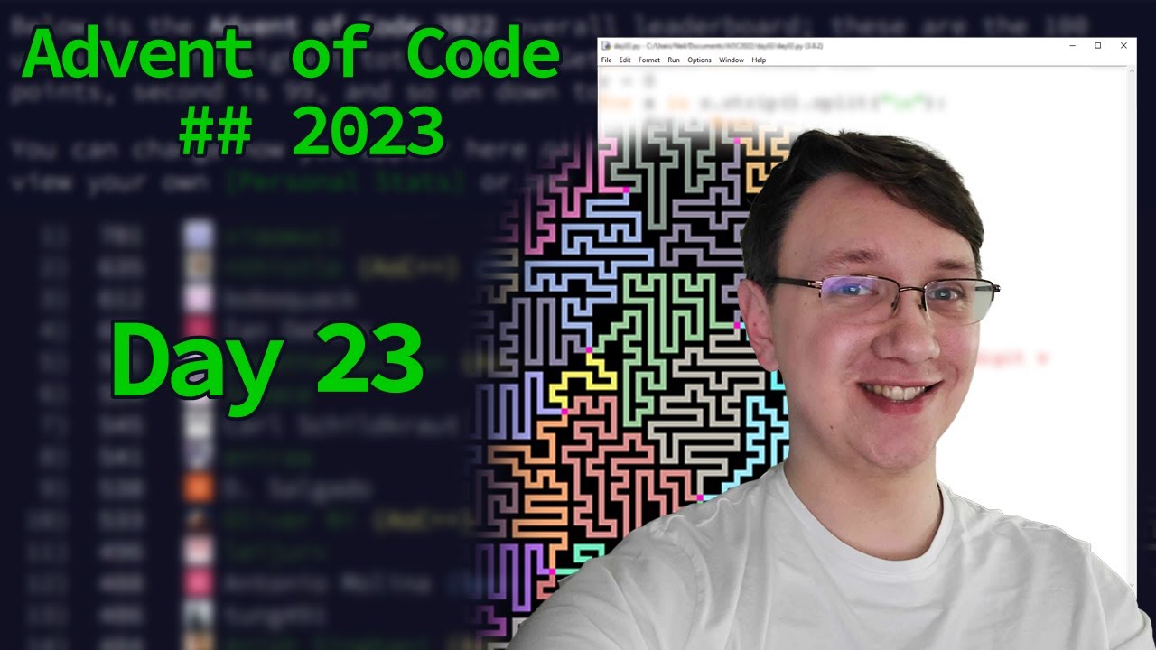 Advent of Code 2023 Day 23 Solve