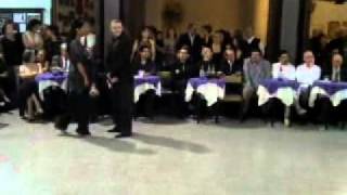 13 8 11 DESPEDIDA CLAUDIO RUBERTI baila con ELINA ROLDAN