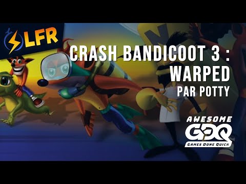 Crash Bandicoot 3: Warped en 44:30 (Any% (No Item Glitch)) [AGDQ2026]