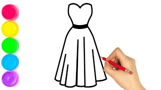 How to Draw a Cute Kids Dress — Step by Step Tutorial