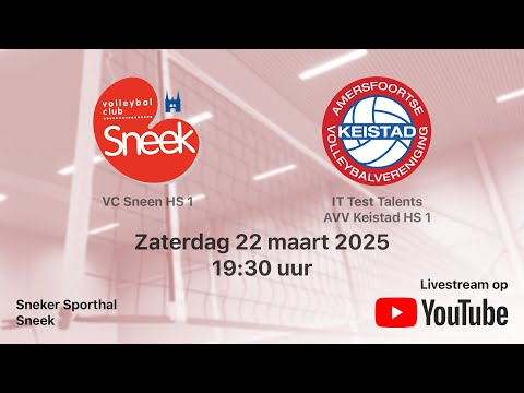 VC Sneek HS 1 - AVV Keistad HS 1, Volleybal Heren Superdivisie