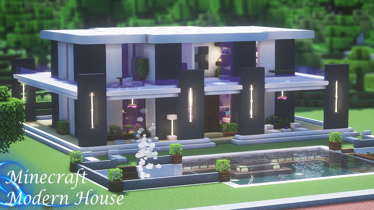 How to Build a Luxury Villa - Modern House | Minecraft Tutorial 🍀 (#1)