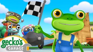 Stunt Bike Grandma | Gecko's Garage | Fun Kids Cartoon | Kids Videos