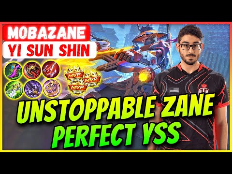 Unstoppable Zane Perfect YSS [ MobaZane Yi Sun Shin ] MobaZane - Mobile Legends Gameplay And Build