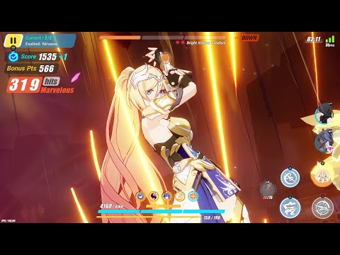 454D Bright Knight: Excelsis 247, AE (S0) DA (SS0) MA (SSS) 2* Fuxi - Honkai 3rd Abyss Nirvana