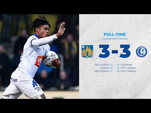 🎬 KVC Westerlo - KAA Gen: 3-3 (MD25 JPL)