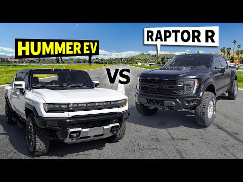 Ford F150 Raptor R vs Hummer EV