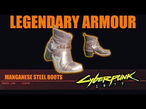 Cyberpunk 2077 - SOLO BOOTS - LEGENDARY ARMOUR
